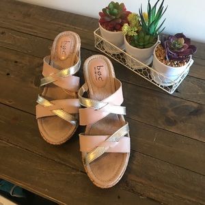 Casual summer wedges
